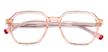 Load image into Gallery viewer, Pink Geometric Full Rim Women Eyeglasses by Vincent Chase-148448