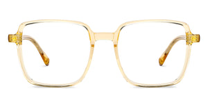 Beige Square Full Rim Unisex Eyeglasses by Vincent Chase-148452