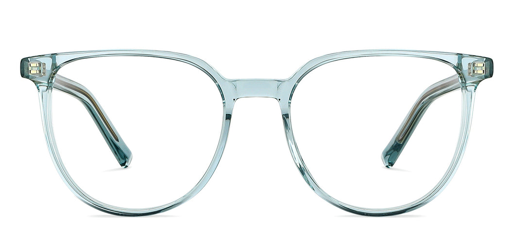 Blue Round Full Rim Unisex Eyeglasses by Vincent Chase Computer Glasses-149958