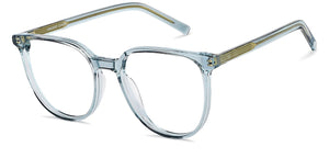 Blue Round Full Rim Unisex Eyeglasses by Vincent Chase Computer Glasses-149958