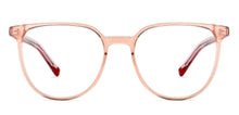 Load image into Gallery viewer, Pink Round Full Rim Women Eyeglasses by Vincent Chase Computer Glasses-149959
