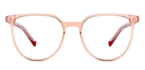 Pink Round Full Rim Women Eyeglasses by Vincent Chase Computer Glasses-149959