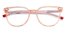 Load image into Gallery viewer, Pink Round Full Rim Women Eyeglasses by Vincent Chase Computer Glasses-149959