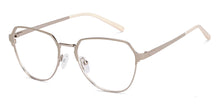 Load image into Gallery viewer, Beige Geometric Full Rim Unisex Eyeglasses by Vincent Chase-148476