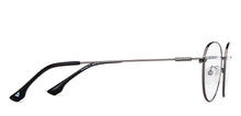 Load image into Gallery viewer, Gunmetal Round Full Rim Unisex Eyeglasses by Vincent Chase-148478