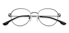 Load image into Gallery viewer, Gunmetal Round Full Rim Unisex Eyeglasses by Vincent Chase-148478