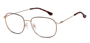 Brown Aviator Full Rim Unisex Eyeglasses by Vincent Chase-148485