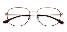 Load image into Gallery viewer, Brown Aviator Full Rim Unisex Eyeglasses by Vincent Chase-148485