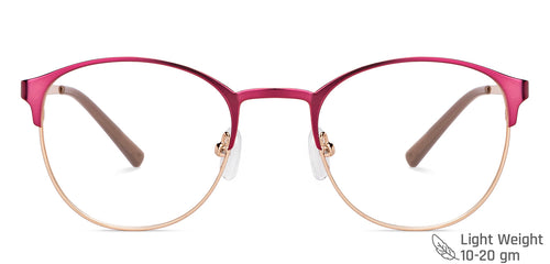 Pink Cat Eye Full Rim Unisex Eyeglasses by Vincent Chase-148487