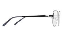 Load image into Gallery viewer, Silver Geometric Full Rim Unisex Eyeglasses by Vincent Chase-148491