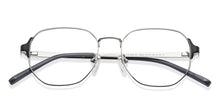 Load image into Gallery viewer, Silver Geometric Full Rim Unisex Eyeglasses by Vincent Chase-148491
