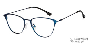 Blue Cat Eye Full Rim Women Eyeglasses by Vincent Chase-148495