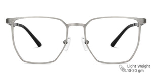 Silver Round Full Rim Unisex Eyeglasses by Vincent Chase-148532