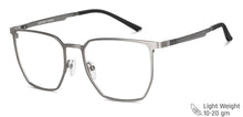 Load image into Gallery viewer, Silver Round Full Rim Unisex Eyeglasses by Vincent Chase-148532