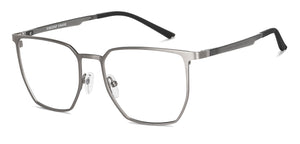 Silver Round Full Rim Unisex Eyeglasses by Vincent Chase-148532
