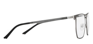 Silver Round Full Rim Unisex Eyeglasses by Vincent Chase-148532