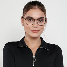 Load image into Gallery viewer, Black Square Full Rim Unisex Eyeglasses by Vincent Chase-202230