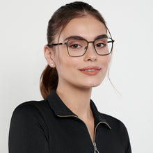 Load image into Gallery viewer, Black Square Full Rim Unisex Eyeglasses by Vincent Chase-202230