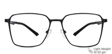 Load image into Gallery viewer, Black Square Full Rim Unisex Eyeglasses by Vincent Chase-202230