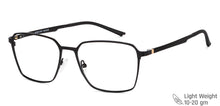 Load image into Gallery viewer, Black Square Full Rim Unisex Eyeglasses by Vincent Chase-202230
