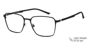 Black Square Full Rim Unisex Eyeglasses by Vincent Chase-202230