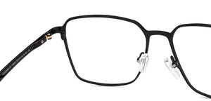 Black Square Full Rim Unisex Eyeglasses by Vincent Chase-148535