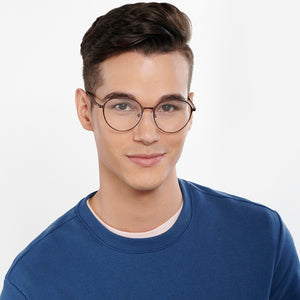 Brown Round Full Rim Unisex Eyeglasses by Vincent Chase Online-202125