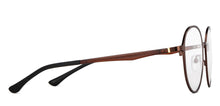 Load image into Gallery viewer, Brown Round Full Rim Unisex Eyeglasses by Vincent Chase Online-202125