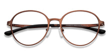 Load image into Gallery viewer, Brown Round Full Rim Unisex Eyeglasses by Vincent Chase Online-202125