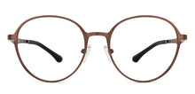 Load image into Gallery viewer, Brown Round Full Rim Unisex Eyeglasses by Vincent Chase Online-202125