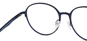 Blue Round Full Rim Unisex Eyeglasses by Vincent Chase-148537