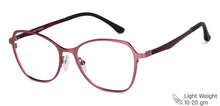 Load image into Gallery viewer, Purple Cat Eye Full Rim Women Eyeglasses by Vincent Chase-148540
