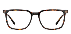 Brown Square Full Rim Unisex Eyeglasses by Vincent Chase-149057