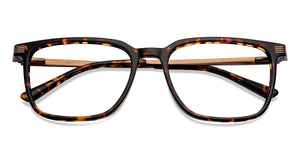 Brown Square Full Rim Unisex Eyeglasses by Vincent Chase-149057