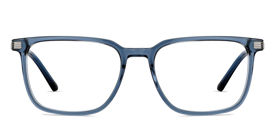 Blue Square Full Rim Unisex Eyeglasses by Vincent Chase-149058