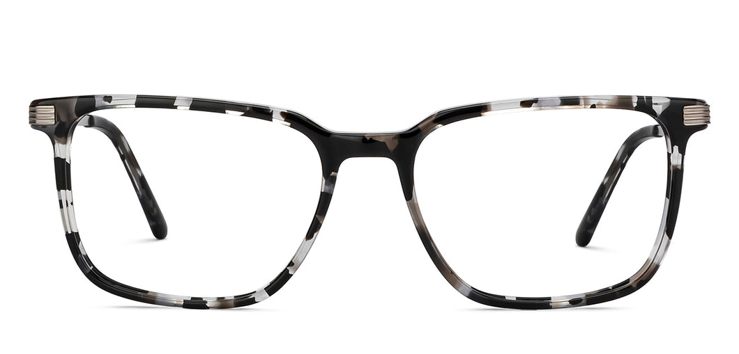 Tortoise Square Full Rim Unisex Eyeglasses by Vincent Chase-201322