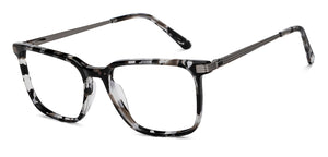 Tortoise Square Full Rim Unisex Eyeglasses by Vincent Chase-201322