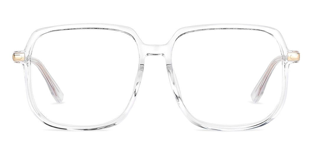 Transparent Square Full Rim Unisex Eyeglasses by Vincent Chase-149063