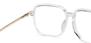 Transparent Square Full Rim Unisex Eyeglasses by Vincent Chase-149063