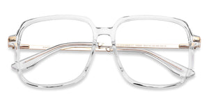 Transparent Square Full Rim Unisex Eyeglasses by Vincent Chase-149063