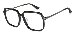 Black Square Full Rim Unisex Eyeglasses by Vincent Chase-202297