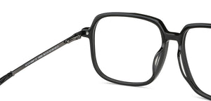 Black Square Full Rim Unisex Eyeglasses by Vincent Chase-202297