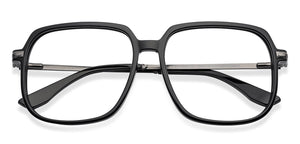 Black Square Full Rim Unisex Eyeglasses by Vincent Chase-202297