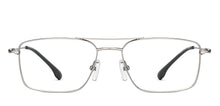 Load image into Gallery viewer, Silver Rectangle Full Rim Unisex Eyeglasses by Vincent Chase-149077