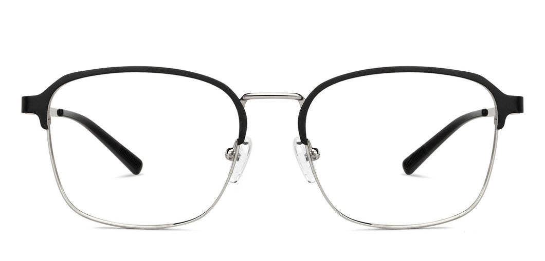 Black Square Full Rim Unisex Eyeglasses by Vincent Chase-149078