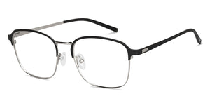 Black Square Full Rim Unisex Eyeglasses by Vincent Chase-149078