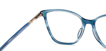 Load image into Gallery viewer, Blue Cat Eye Full Rim Women Eyeglasses by Vincent Chase-149388