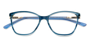 Blue Cat Eye Full Rim Women Eyeglasses by Vincent Chase-149388