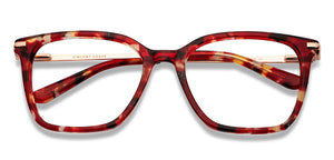 Marron Square Full Rim Unisex Eyeglasses by Vincent Chase-149391