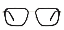 Load image into Gallery viewer, Silver Geometric Full Rim Unisex Eyeglasses by Vincent Chase-149396